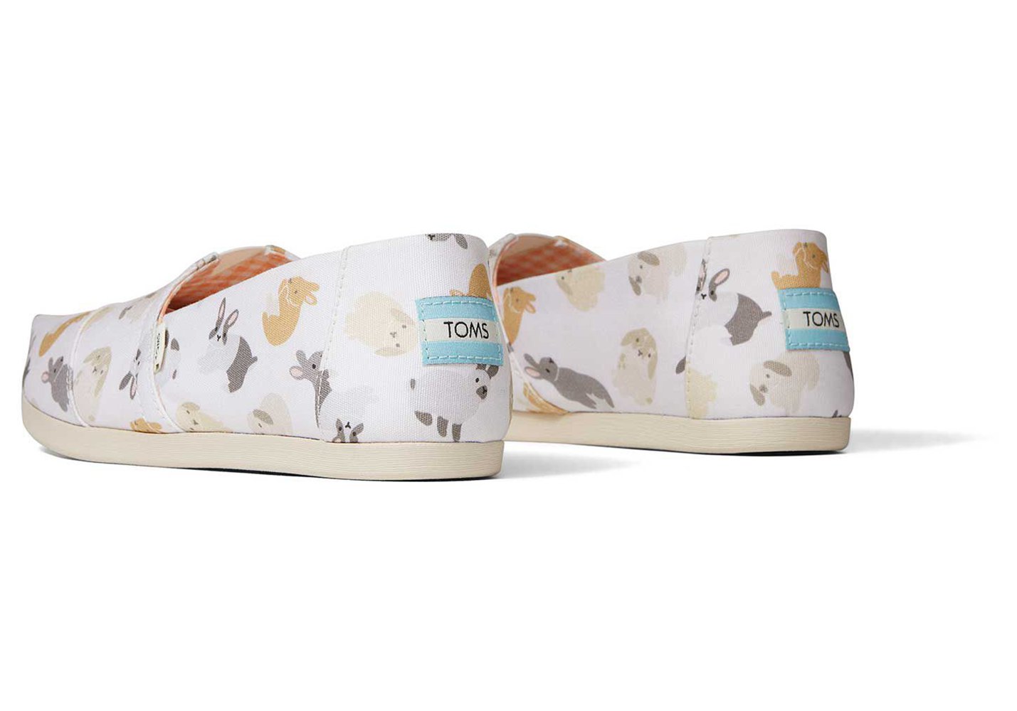 Toms Espadryle Damskie Białe - Alpargata Bunnies - 23IAFUSCP